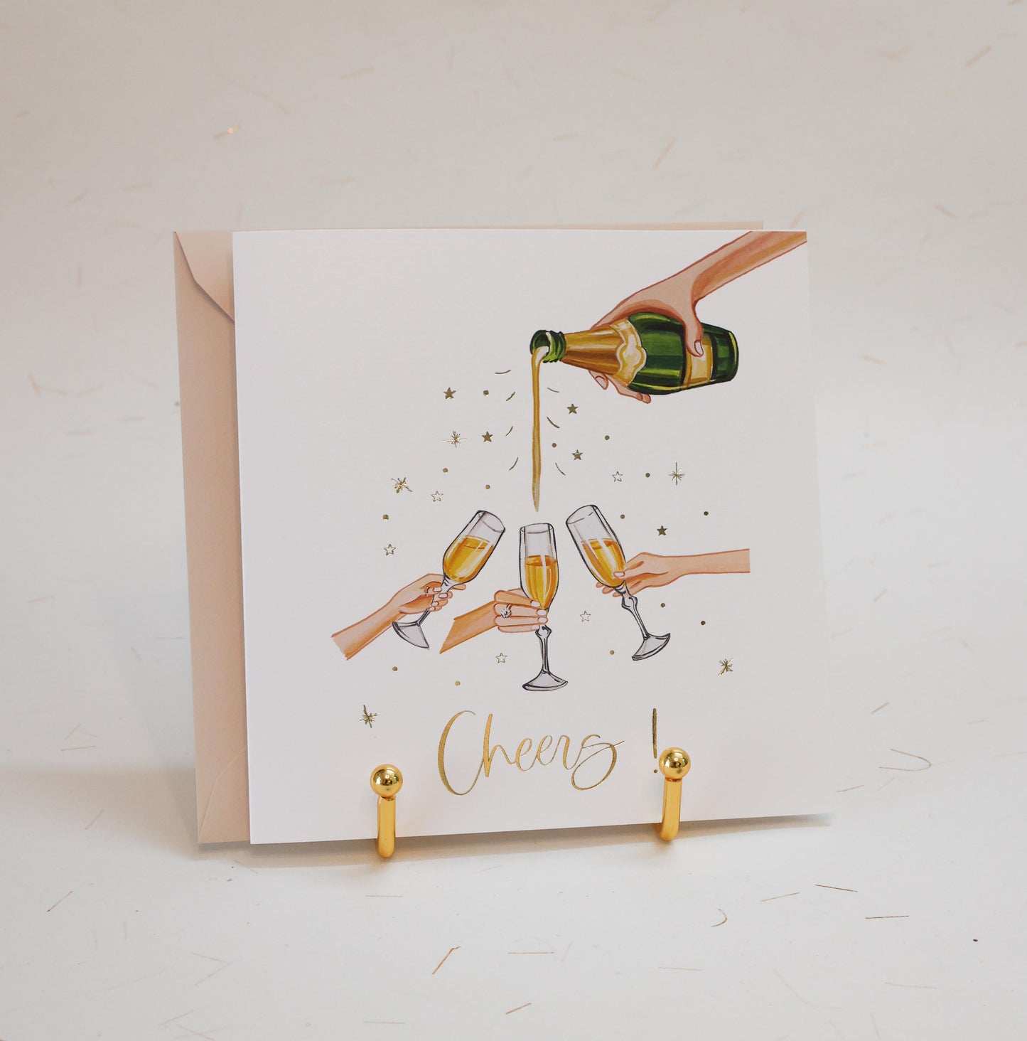 CHEERS GREETING CARD
