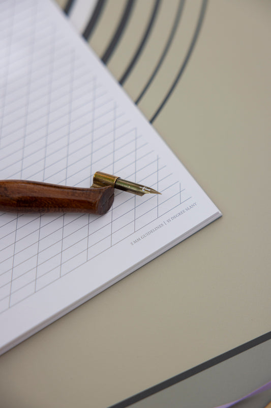 Flourished Exemplar Notebook for Calligraphers