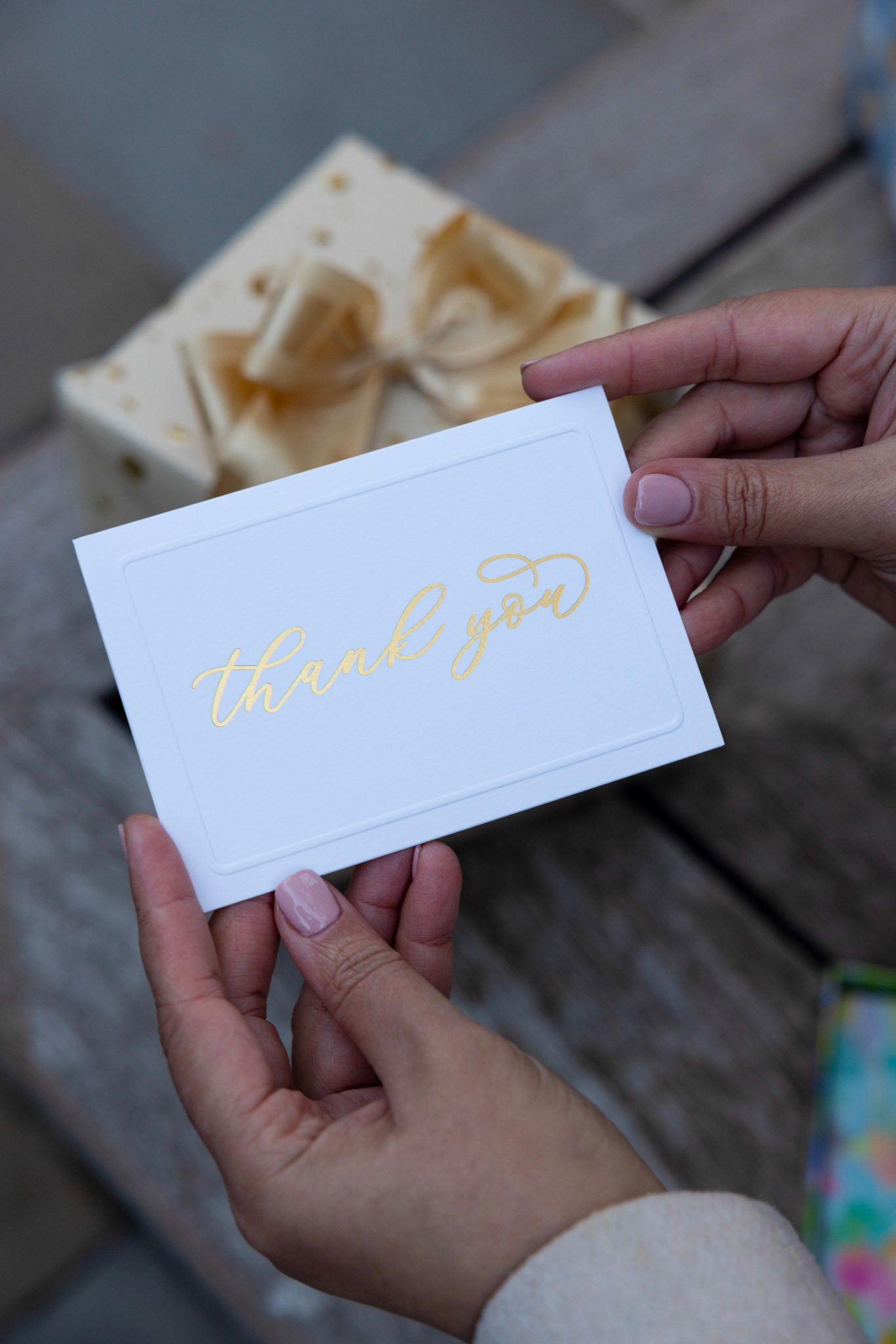 Thank you greeting cards set of 5