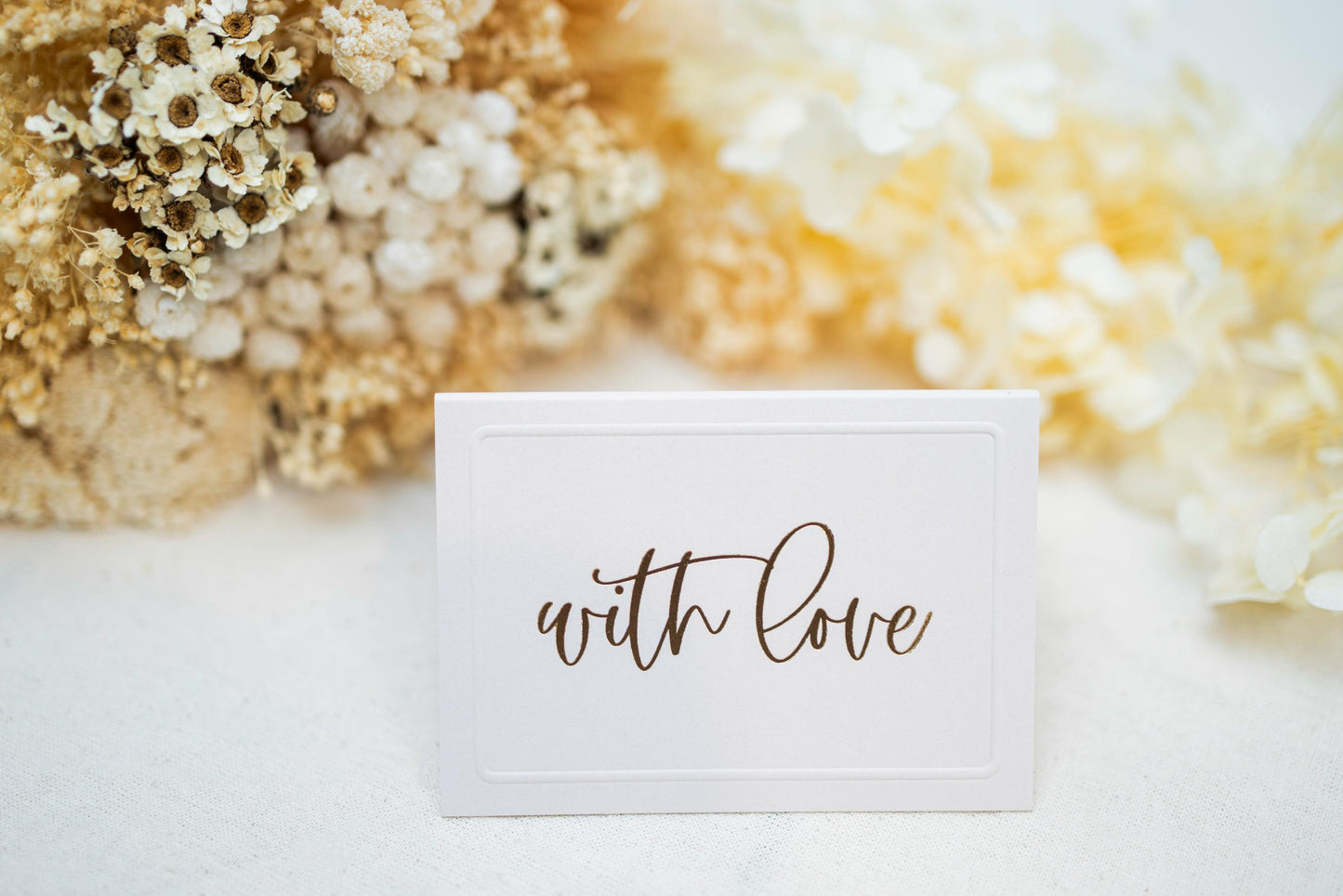 Beige With Love Foldable Gift Tag Pack of 8