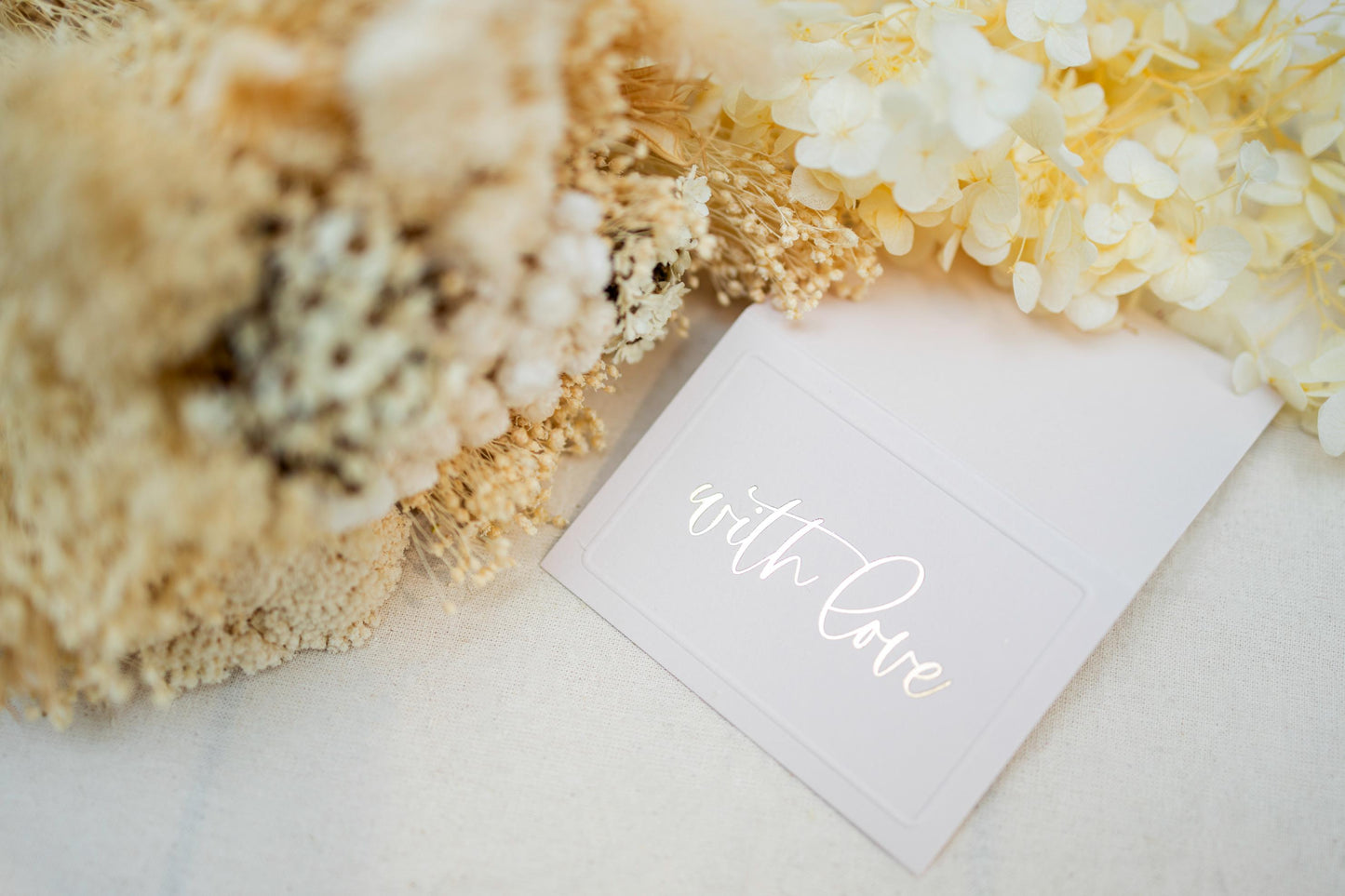 Beige With Love Foldable Gift Tag Pack of 8