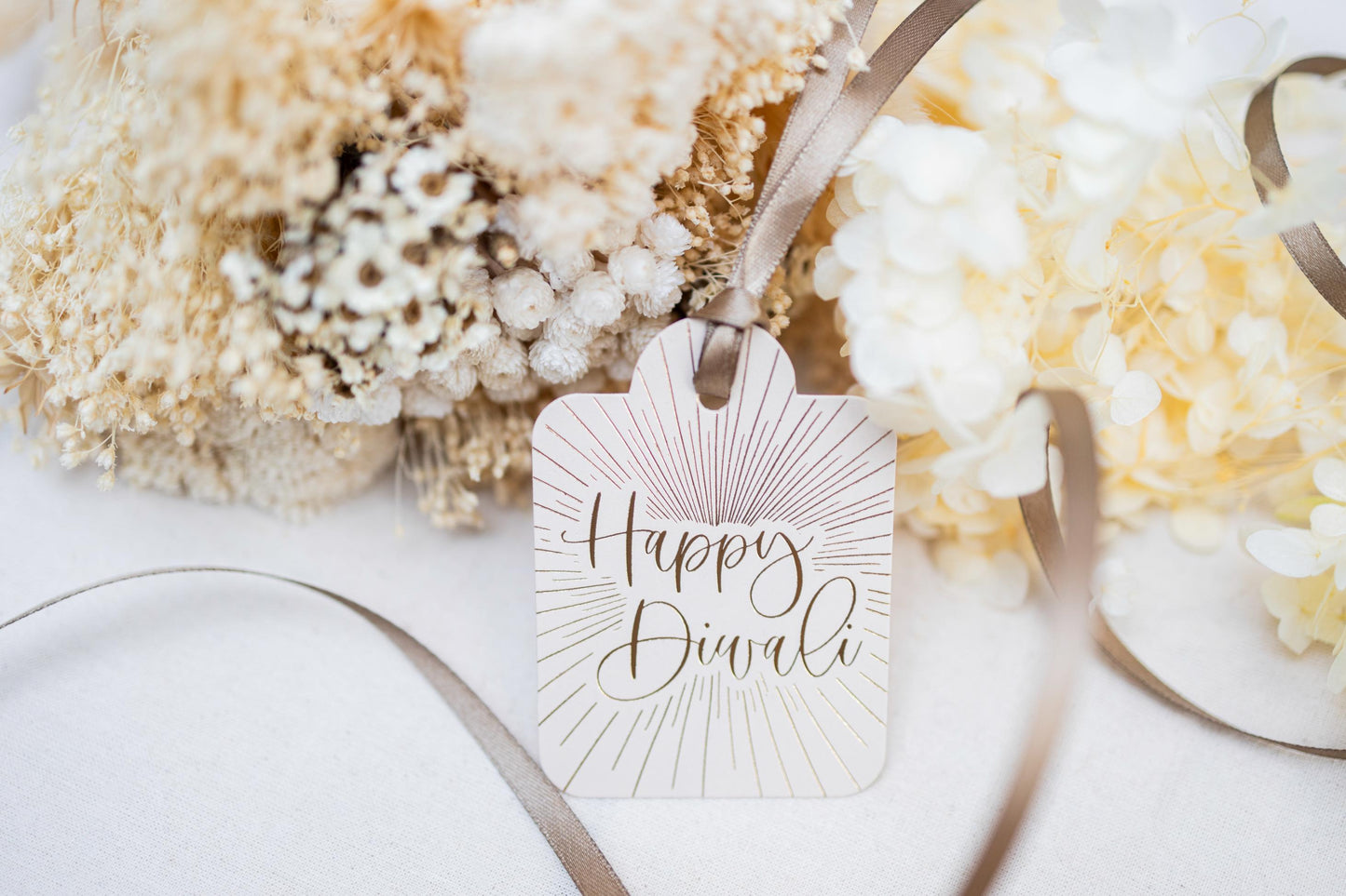 Happy Diwali Gift Tag, Flat Die Cut
