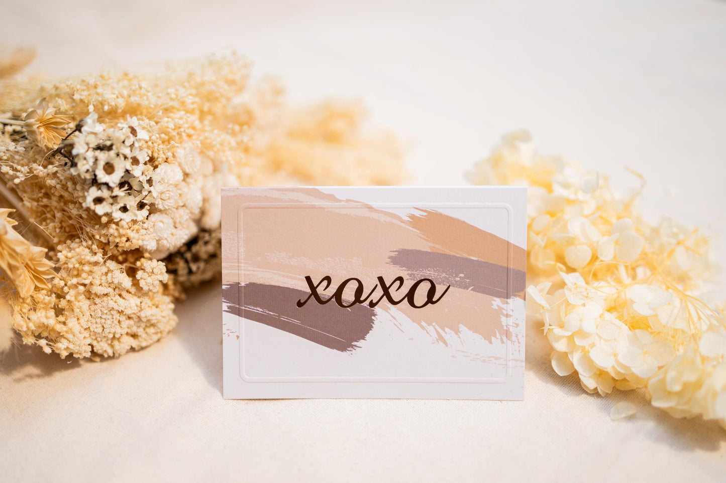 Assorted Cards in Gold, Brown and Beige Splash