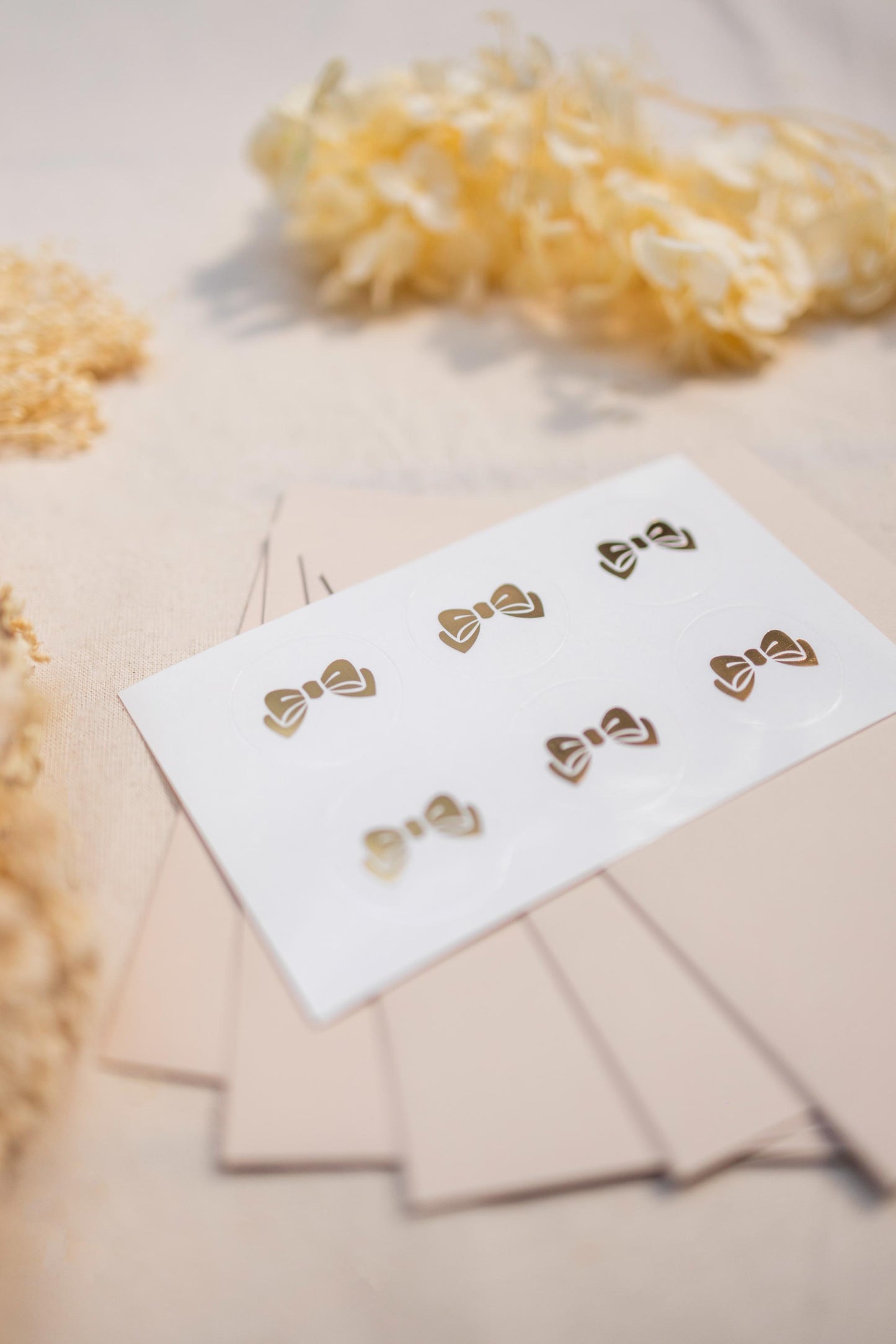 Assorted Cards in Gold, Brown and Beige Splash
