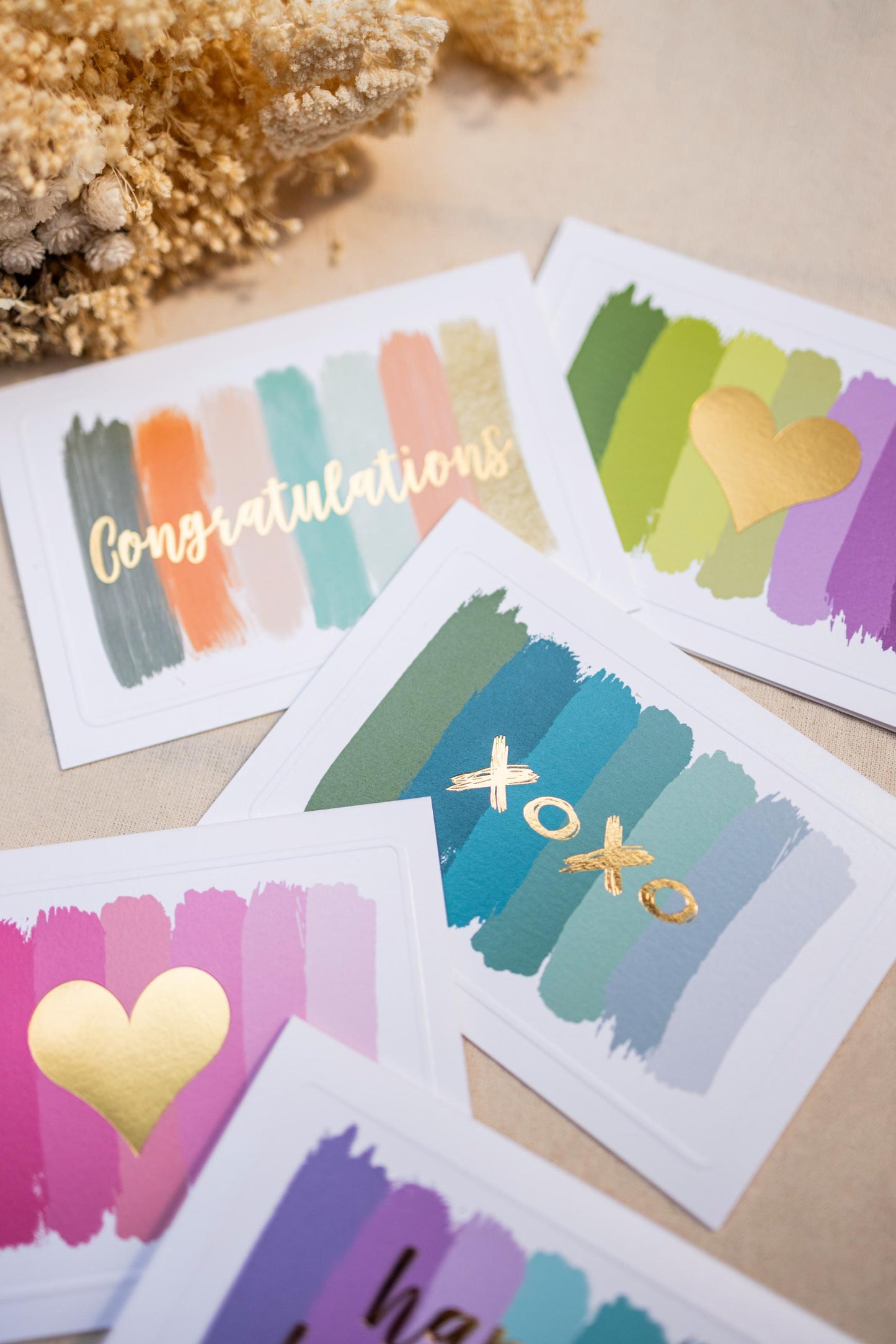 Colour Splash Mix Set of Greeting Cards