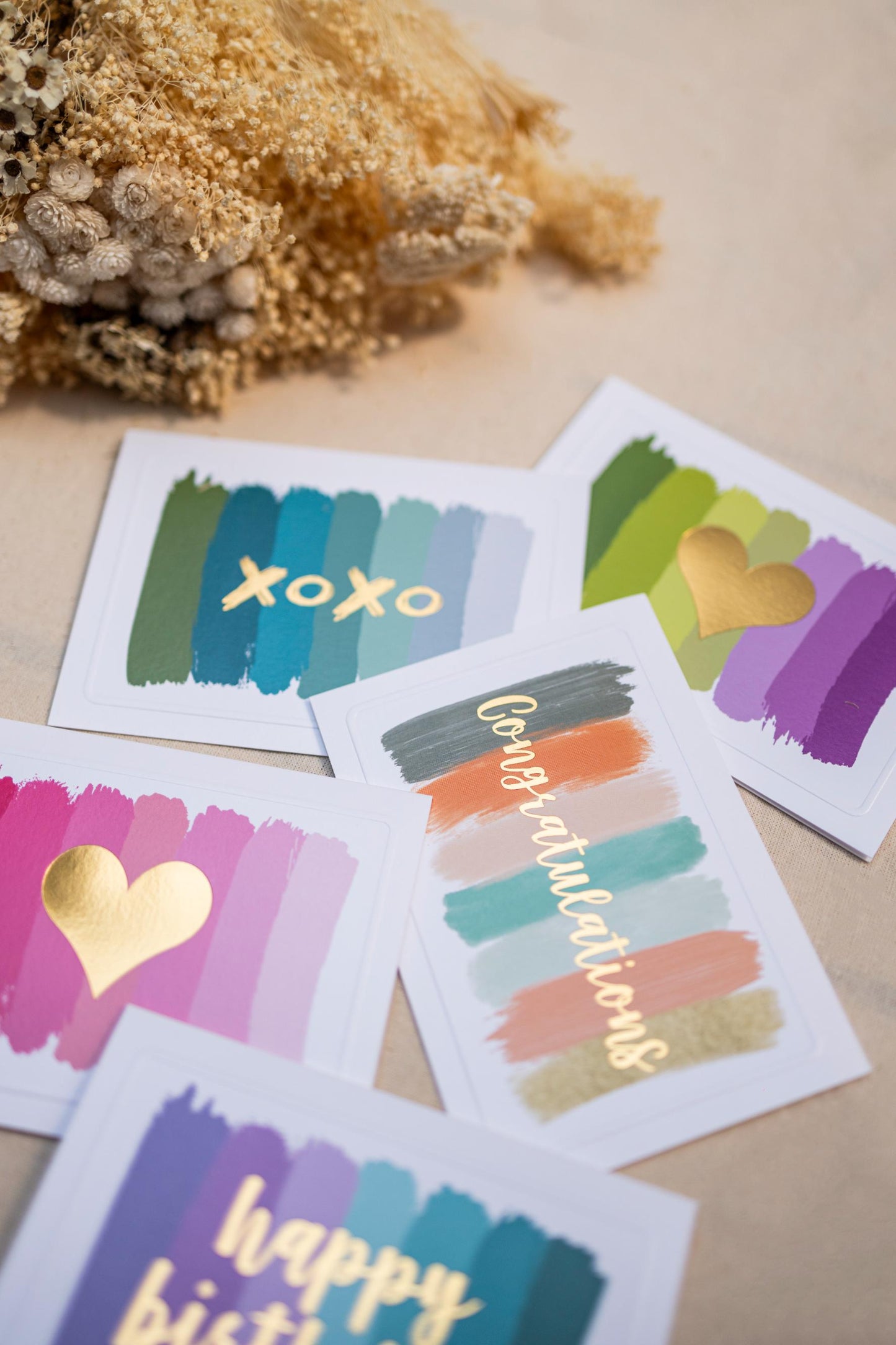 Colour Splash Mix Set of Greeting Cards