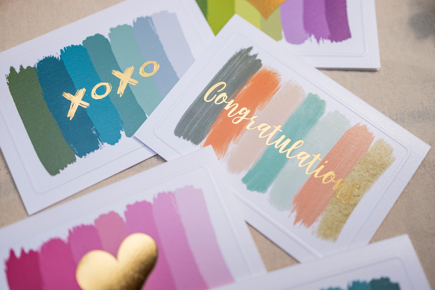 Colour Splash Mix Set of Greeting Cards