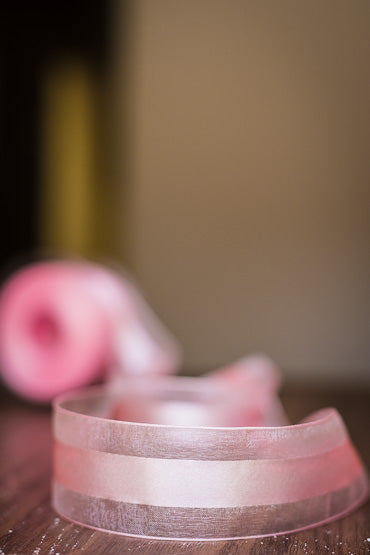 Baby Pink Organza Ribbon