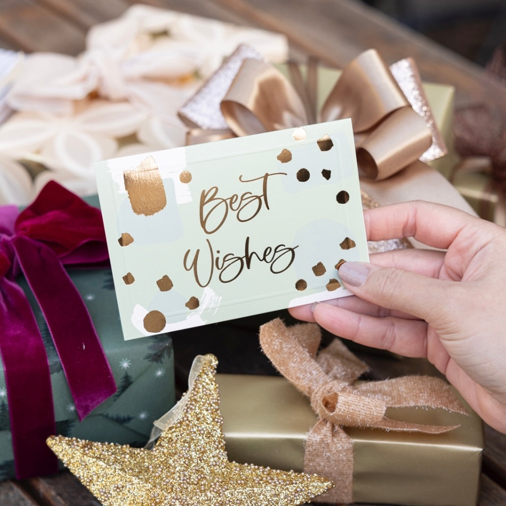 Festive Best Wishes Greeting Cards