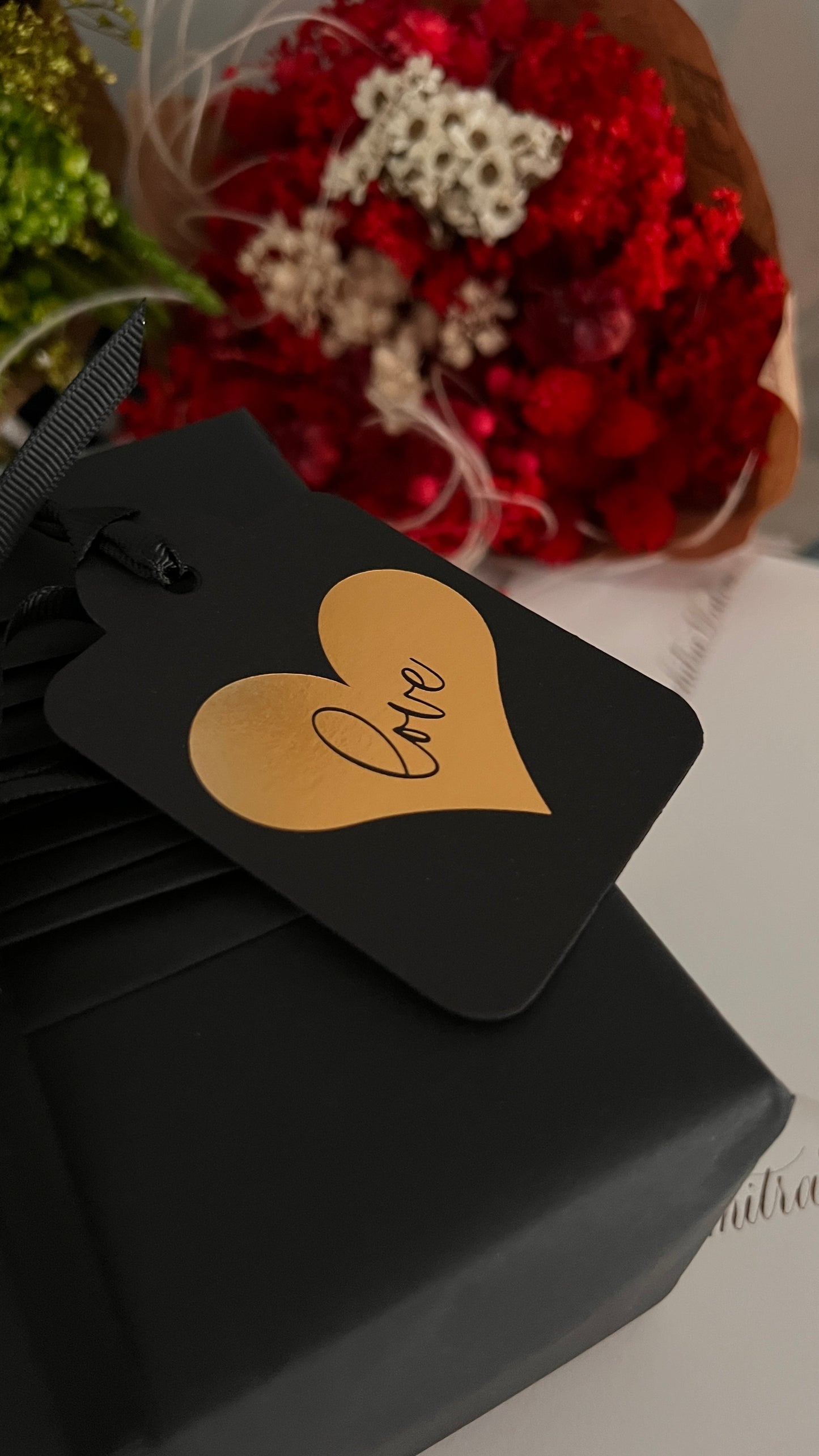 Assorted Everyday Gift Tags Die Cut Flat Black