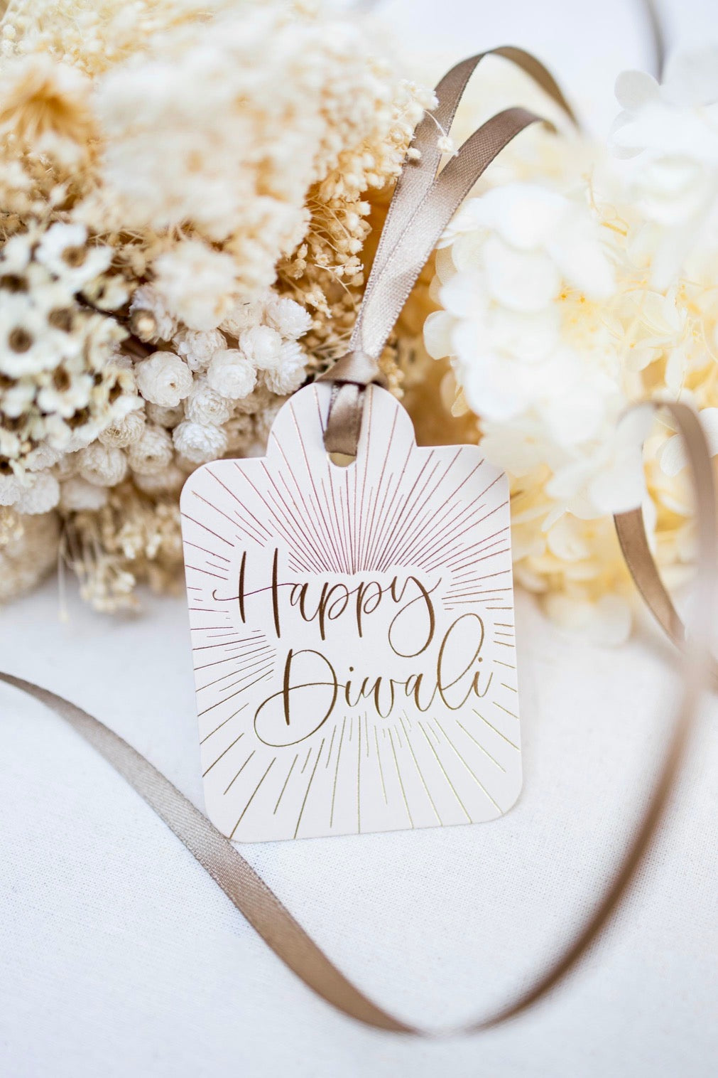 Happy Diwali Gift Tag, Flat Die Cut