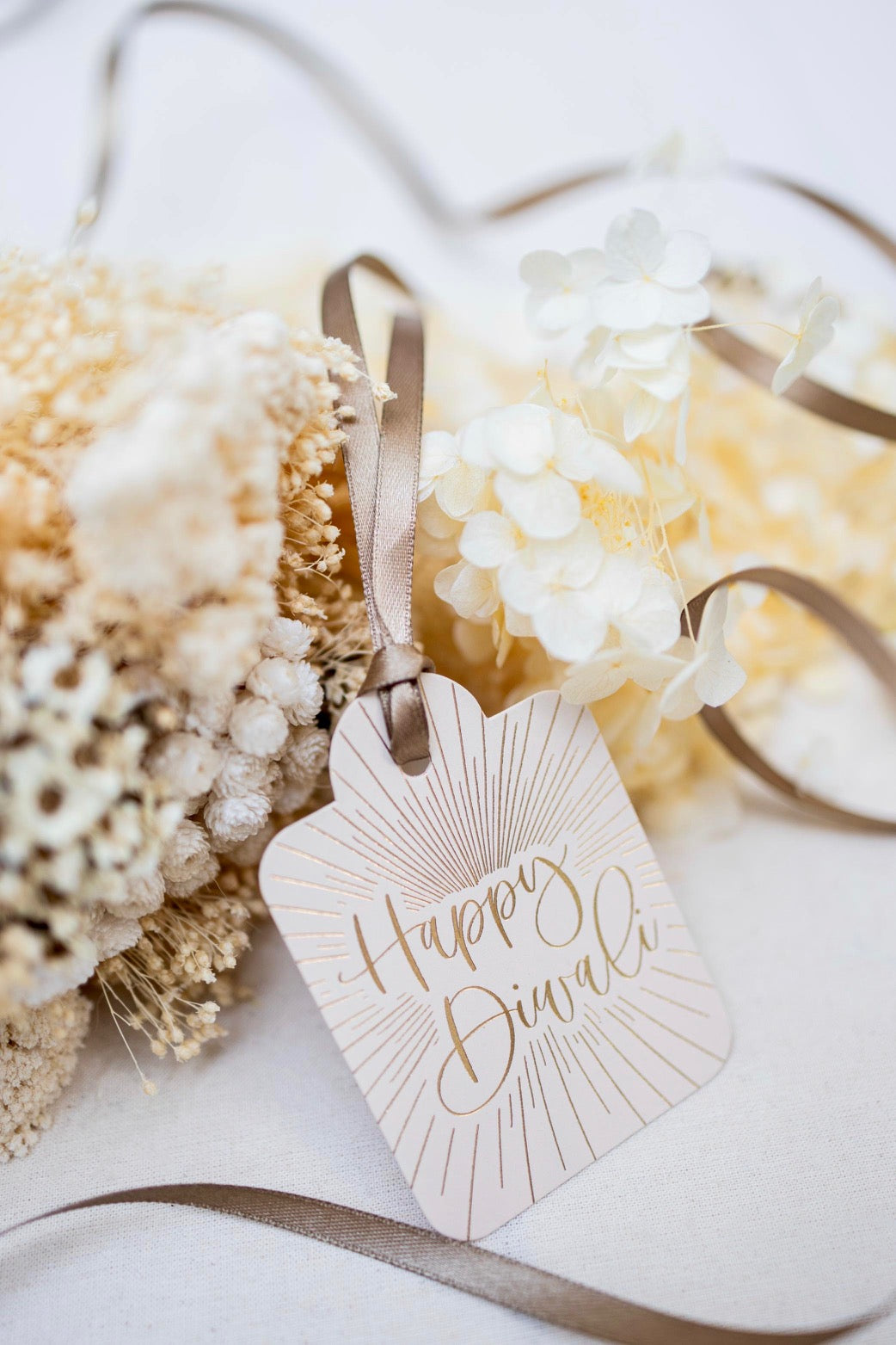 Happy Diwali Gift Tag, Flat Die Cut