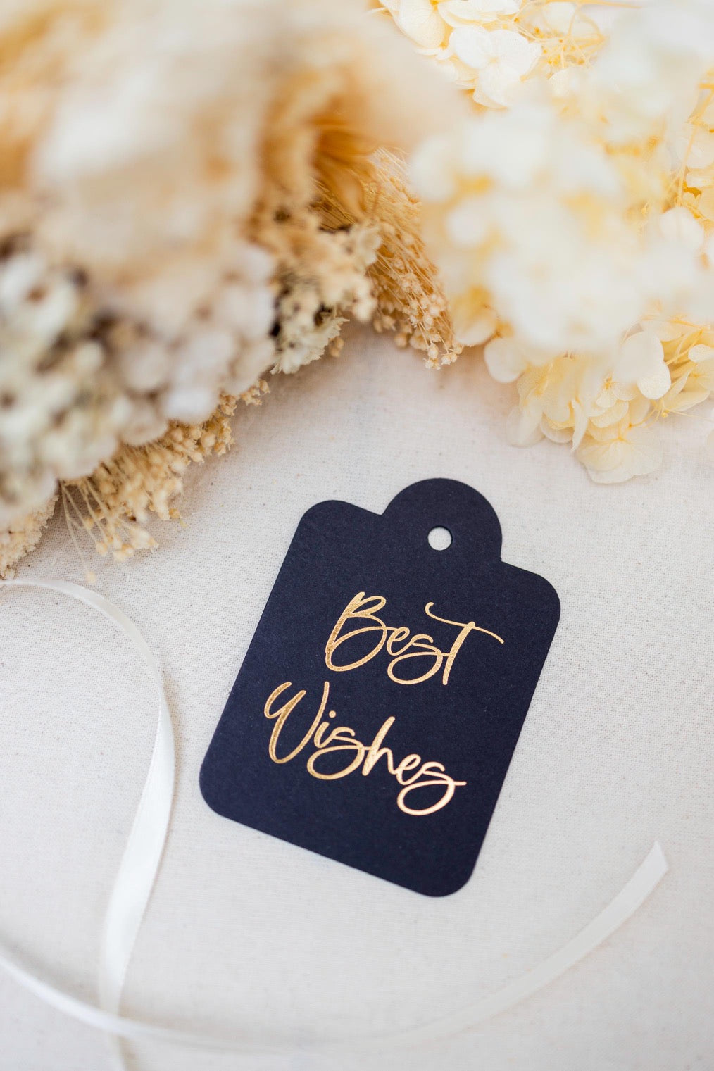 Assorted Everyday Gift Tags Die Cut Flat Black
