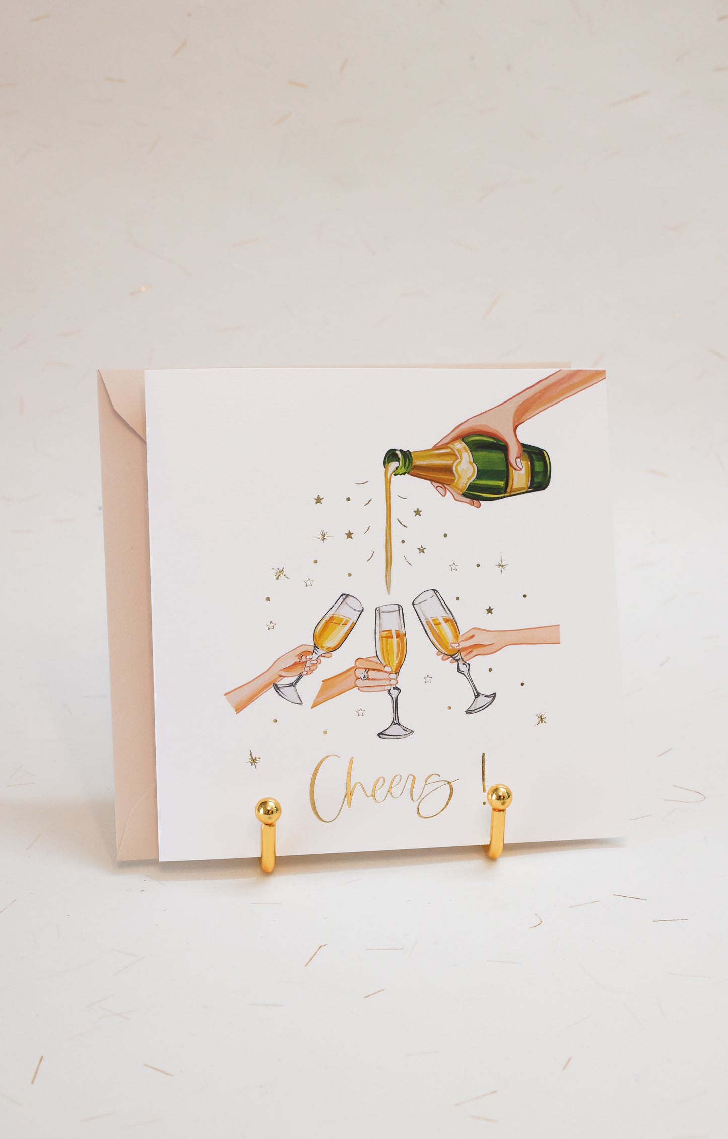 CHEERS GREETING CARD