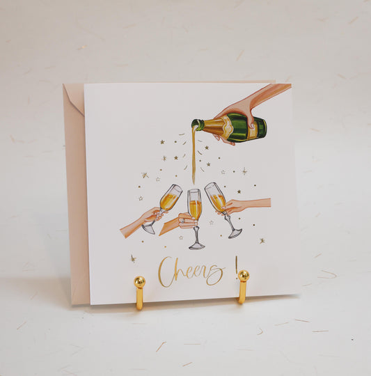 CHEERS GREETING CARD