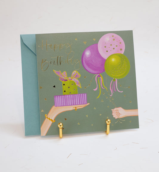 HAPPY BIRTHDAY BALLOON CARD