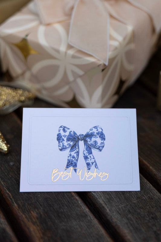 Best Wishes Bow Gift Tag Pack of 8