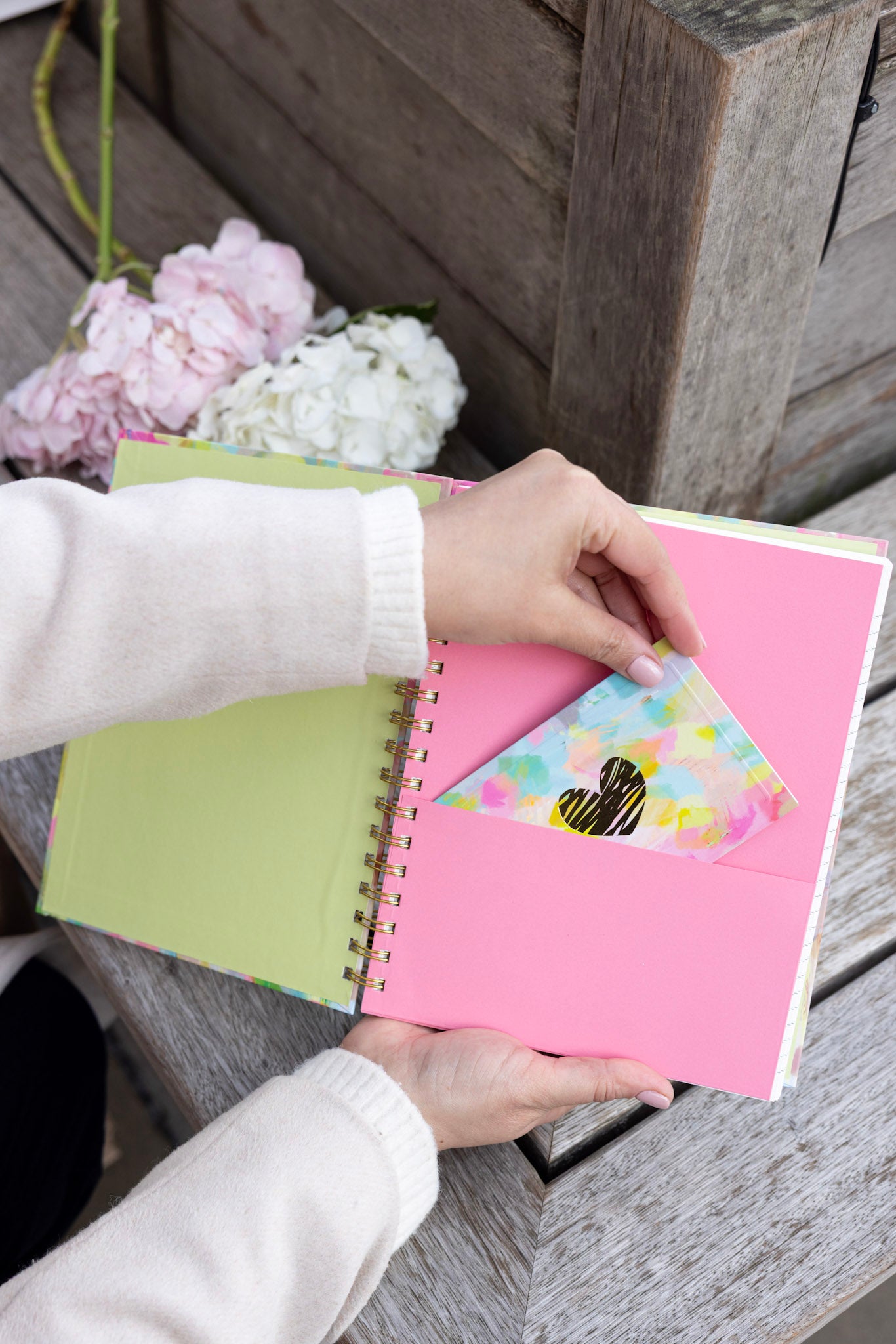 GOLD WIRE-O NOTEBOOK COLOUR SPLASH