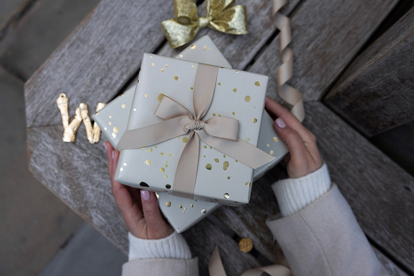 A Spray of Joy in Olive Green