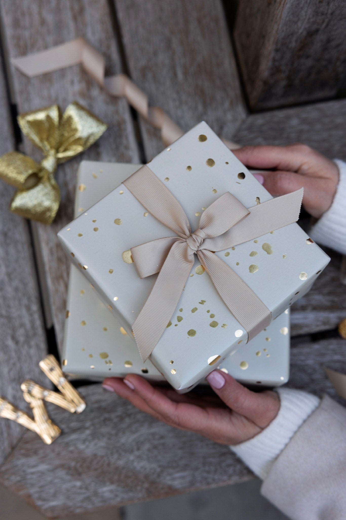 A Spray of Joy in Olive Green