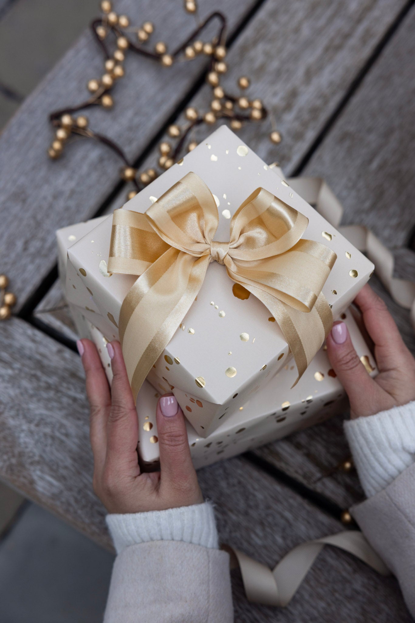 A Spray of Joy in Beige