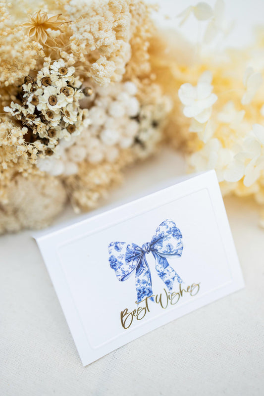 Best Wishes Bow Gift Tag Pack of 8