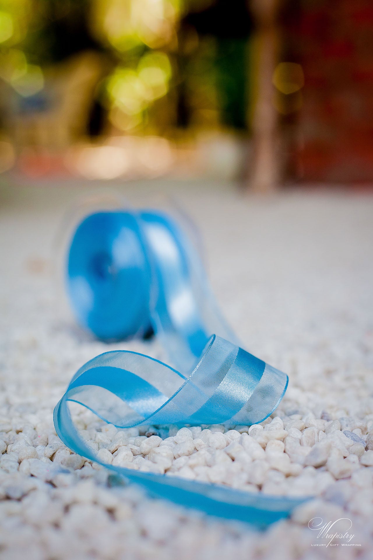 Powder Blue Organza Ribbon