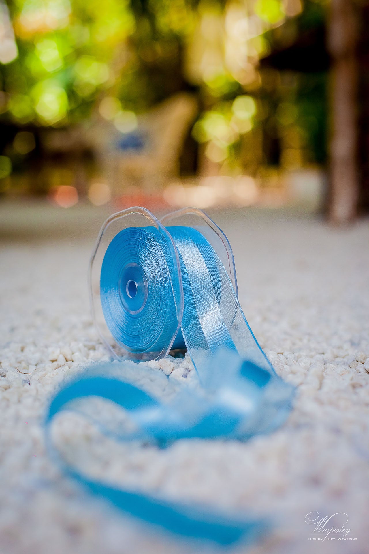 Powder Blue Organza Ribbon