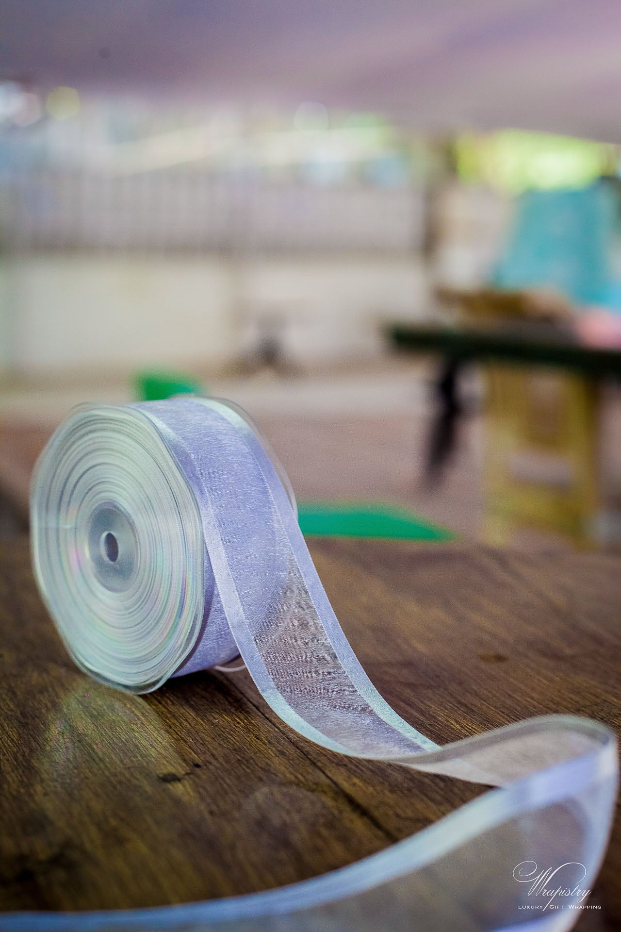 Silver Organza Ribbon