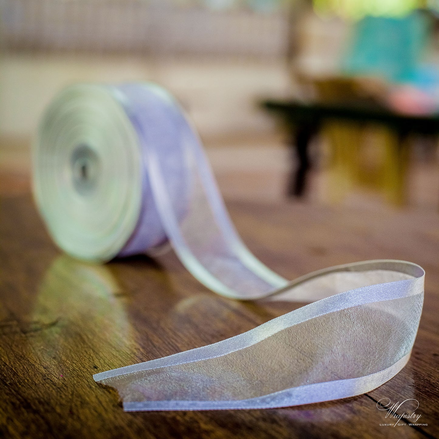Silver Organza Ribbon