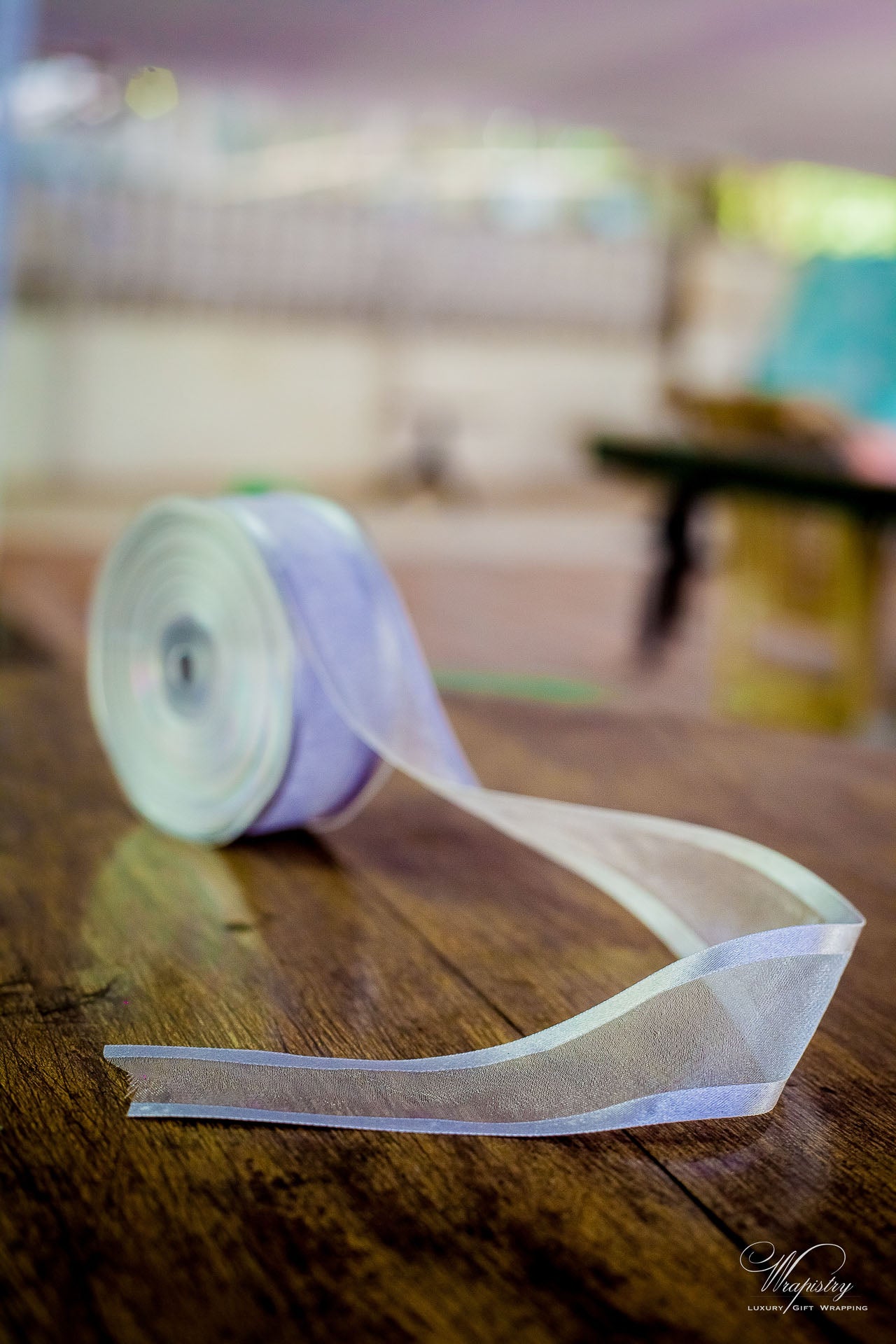 Silver Organza Ribbon