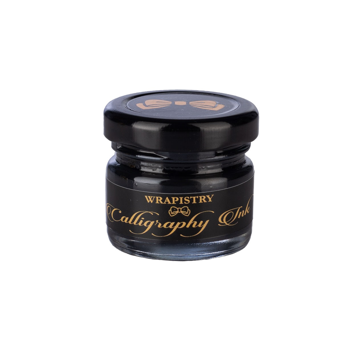 Black Sumi Moon Palace Calligraphy Ink Pot - 30 ml x 2