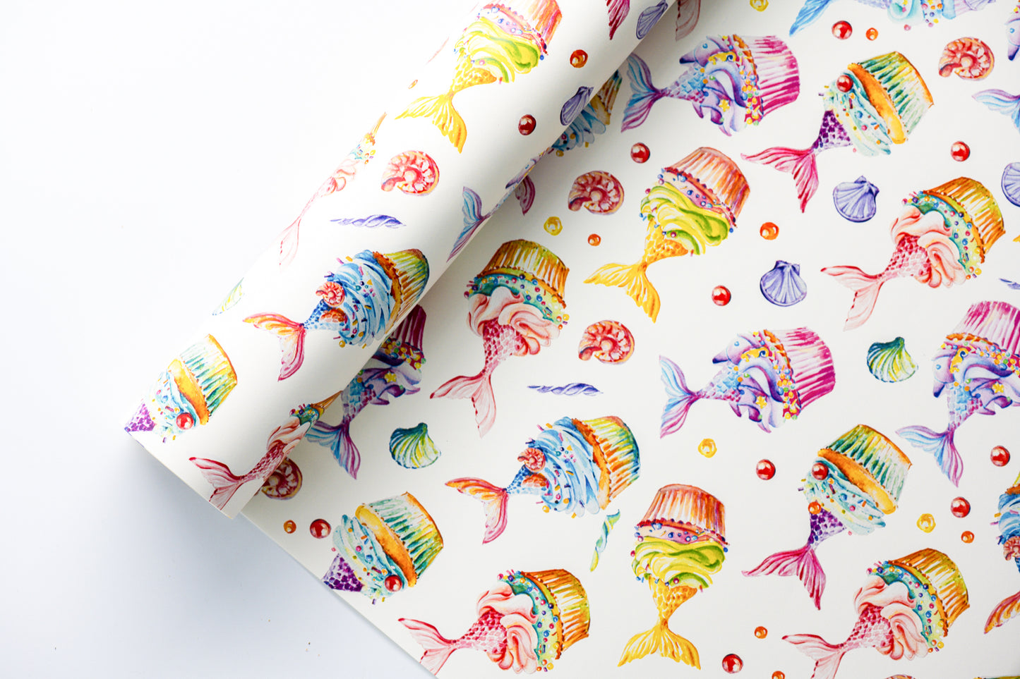 SWEET TREAT CUPCAKE WRAPPING PAPER
