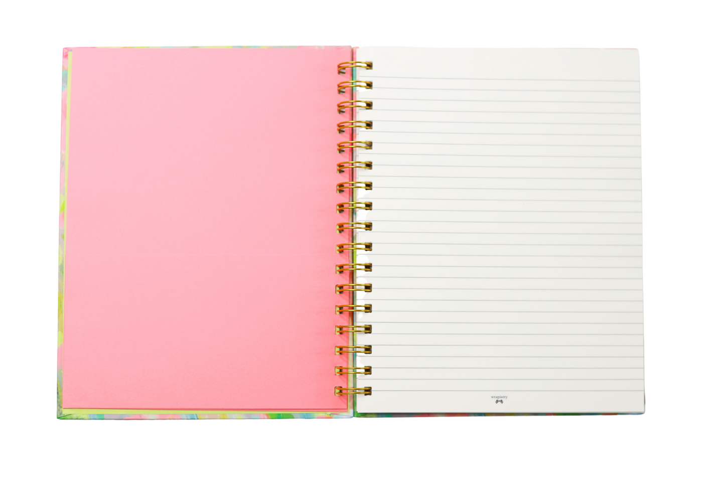 GOLD WIRE-O NOTEBOOK COLOUR SPLASH