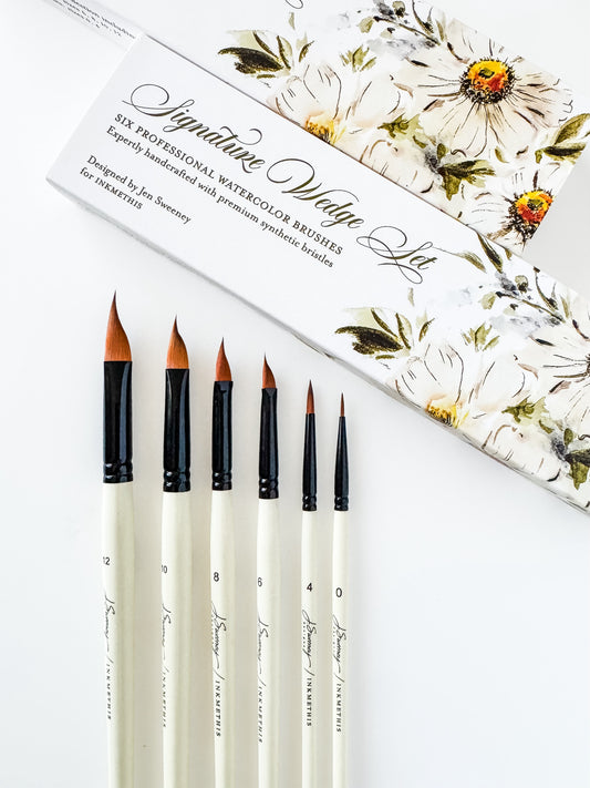 Pre Order Signature Wedge Brush Set by INKMETHIS & Jen Sweeney