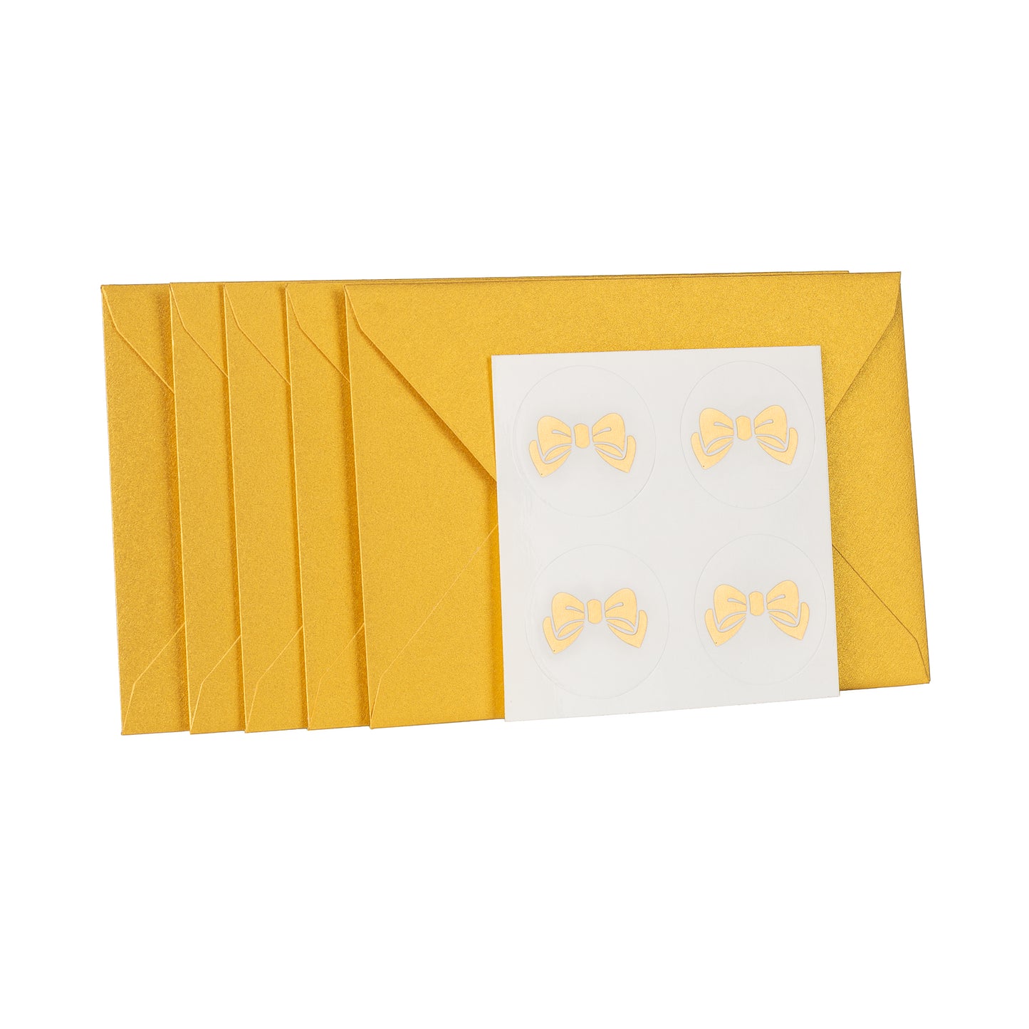 Floral Intricate Gold Card with Metallic Envelopes