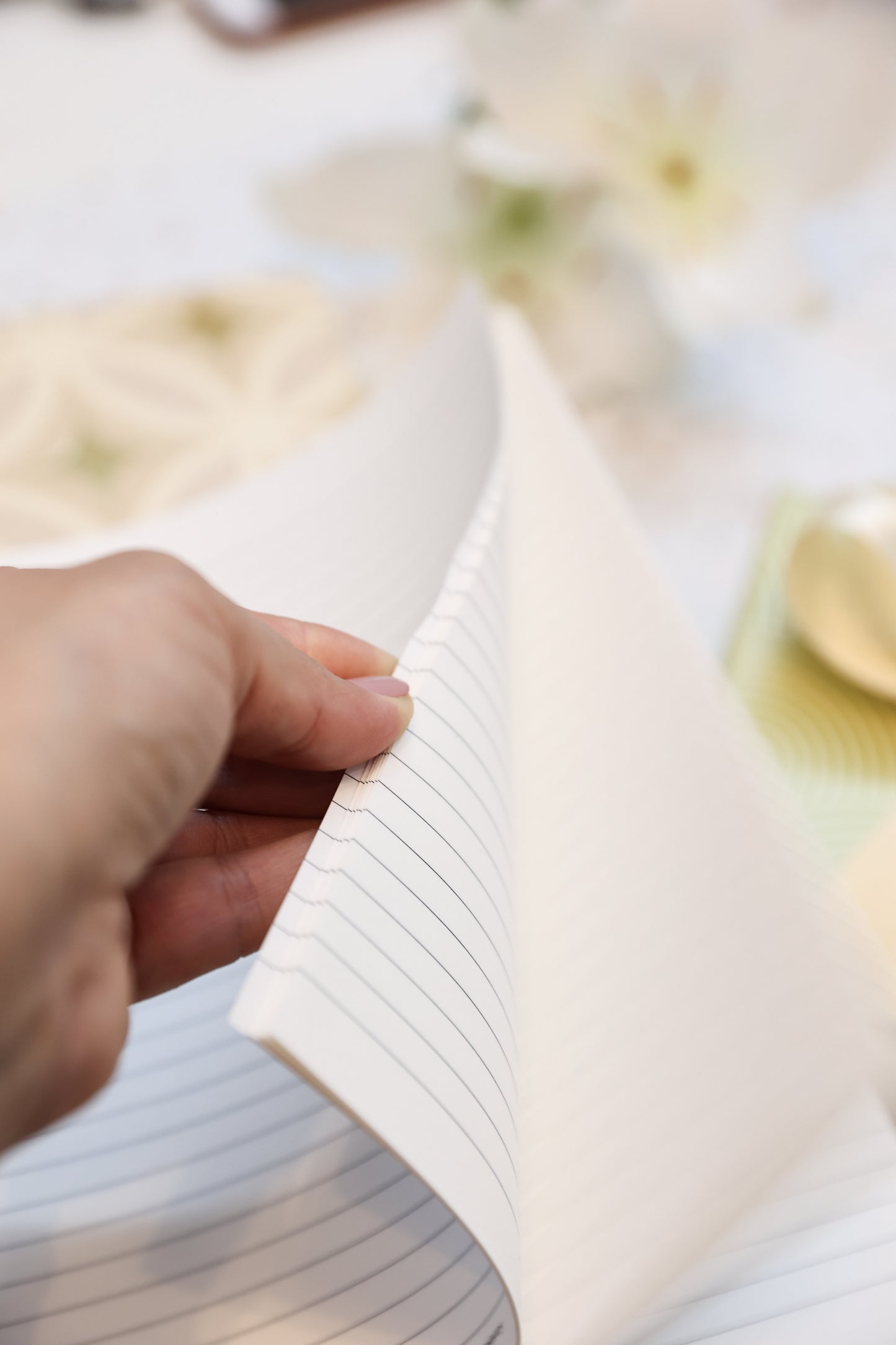 GOLD WIRE-O NOTEBOOK BLOOM