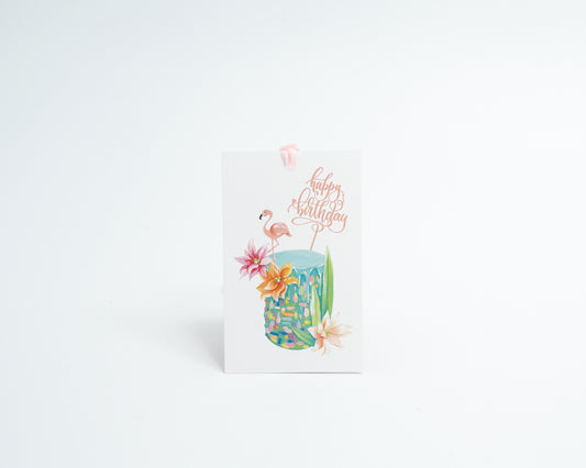 Happy Birthday Cake Card Box