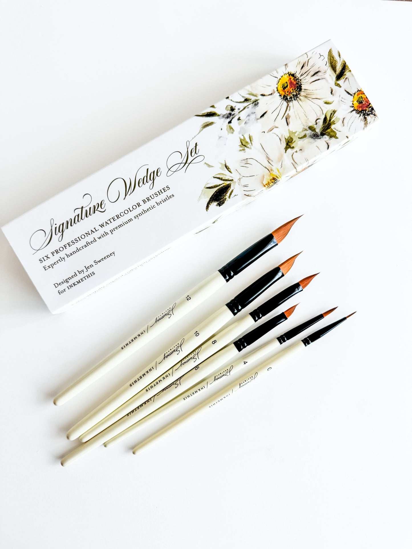 Pre Order Signature Wedge Brush Set by INKMETHIS & Jen Sweeney