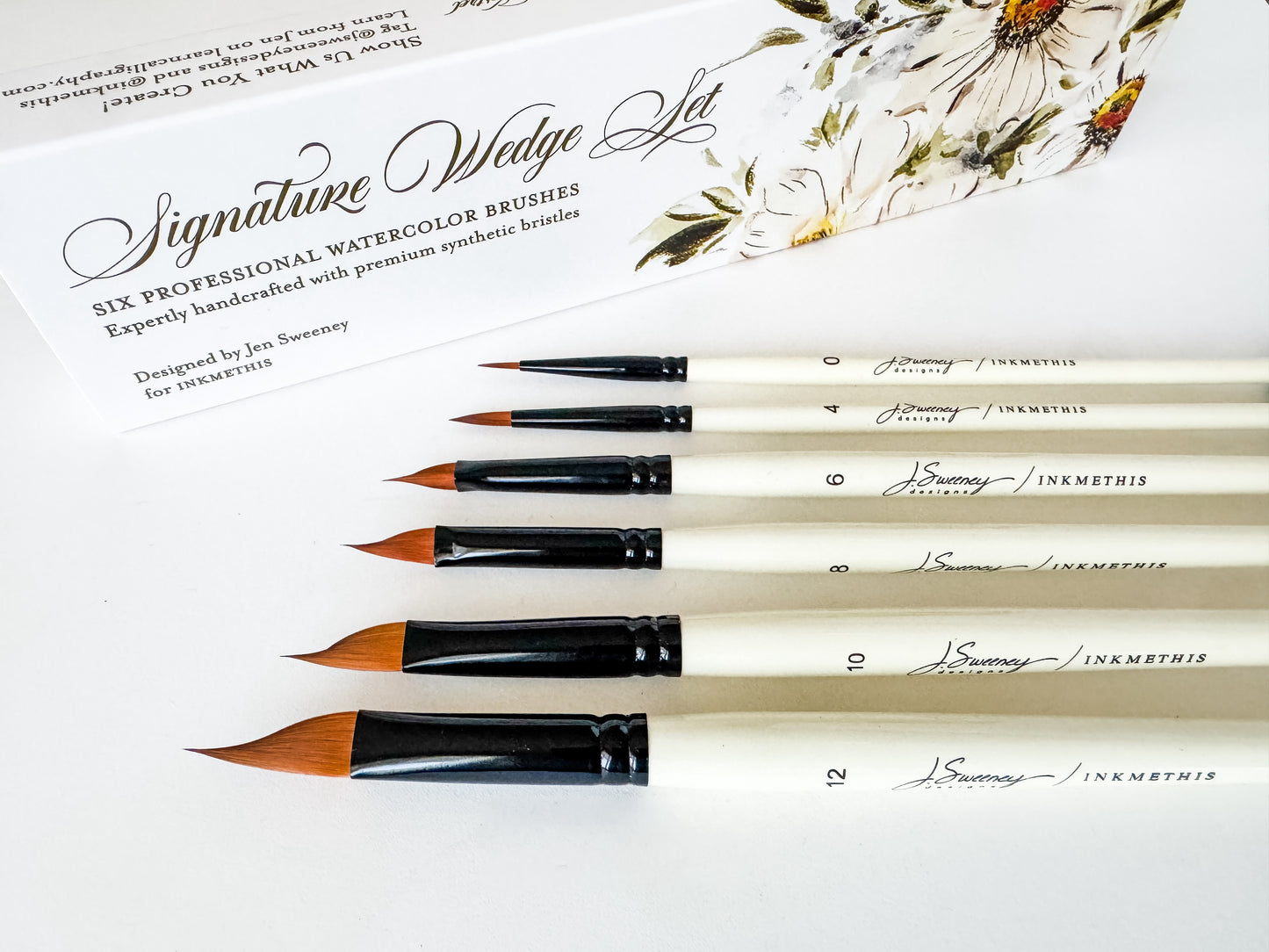 Pre Order Signature Wedge Brush Set by INKMETHIS & Jen Sweeney